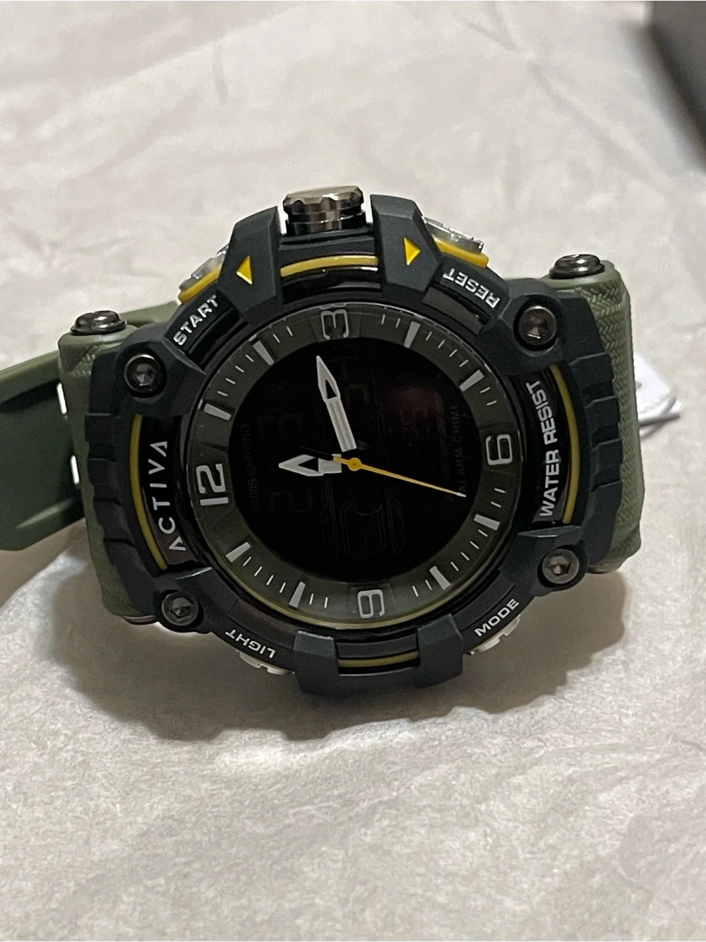 Activa Ardus X Invicta Digital Men's Watch - 58mm. Army Green (ACW8089-002) new